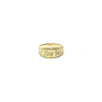 I Love You' Ring (14K) front - Popular Jewelry - New York
