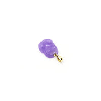 Purple Toad Jade Pendant (14K)
