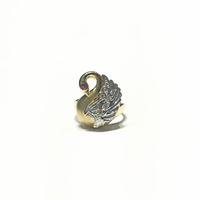 Swan CZ prsten (14K) prednji 1 - Popular Jewelry - Njujork