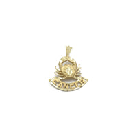 Zodiac Sign Signed Diamond Cut Minbizi zintzilikarioa (14K) aurrean - Popular Jewelry - New York