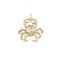 केकड़ा (कर्क राशि) डायमंड कट पेंडेंट (14 कैरेट)