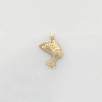 Nefertiti Diamond Cut Pendant (14K) priekšpuse - Popular Jewelry - Ņujorka