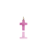 Purple Jade Cross Pendant (Perak)