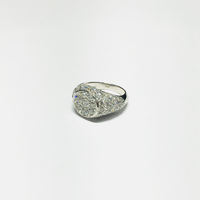 טבעת גברים עגולה יהלום (14K) - Popular Jewelry