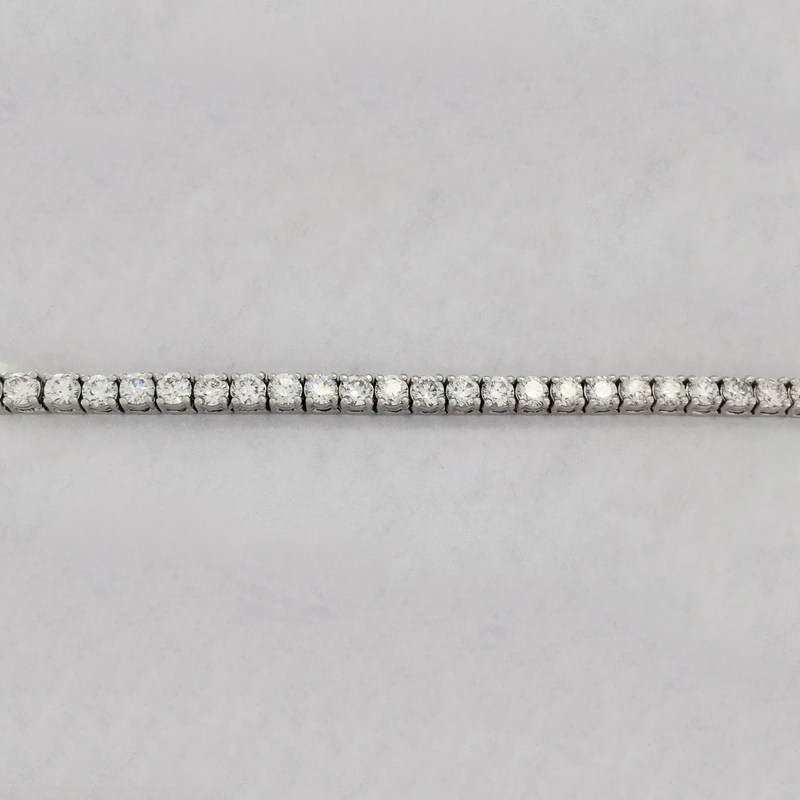 SI-1 Diamond Tennis Bracelet (14K) - Popular Jewelry