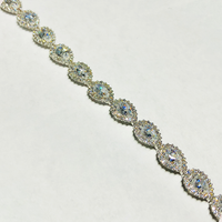 Teardrop CZ Bracelet (14K) - Popular Jewelry New York