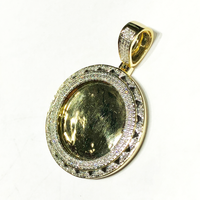 Mga Dekorasyon nga Dagway sa diamante nga diamante nga Medalyon (14K) - Popular Jewelry Bag-ong York
