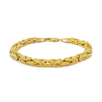 Super/Byzantine Link Bracelet (14K) 14 Karat Yellow Gold, Popular Jewelry New York