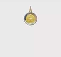 Caridad del Cobre Medal Pendant (14K) 360 - Popular Jewelry - New York