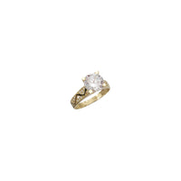 Zirconia Engagement Ring (14K)