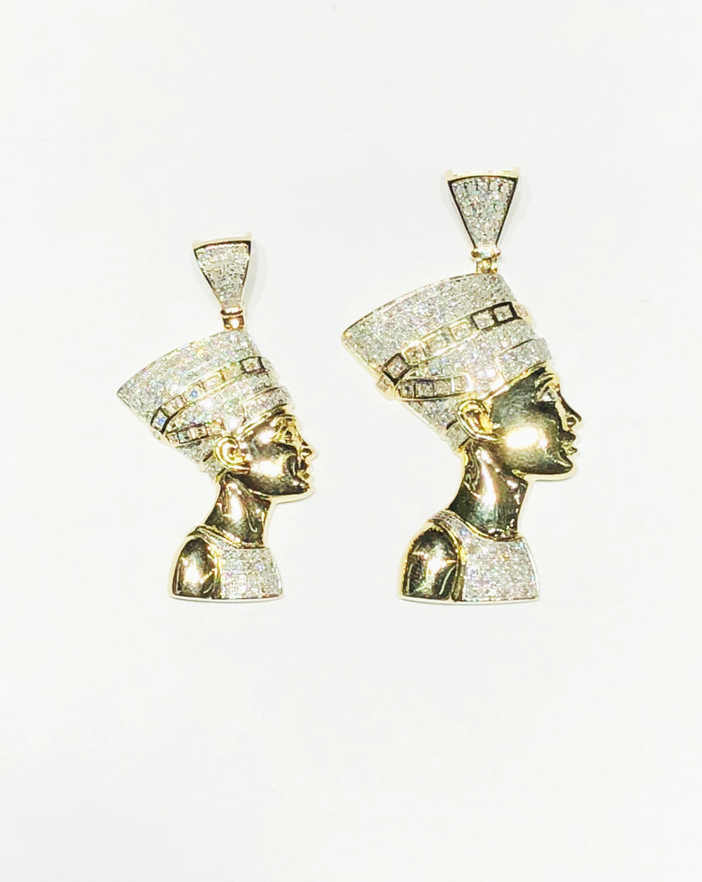 Nefertiti Diamond Pendant (10K)