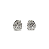 Diamond Square Earring (14K).