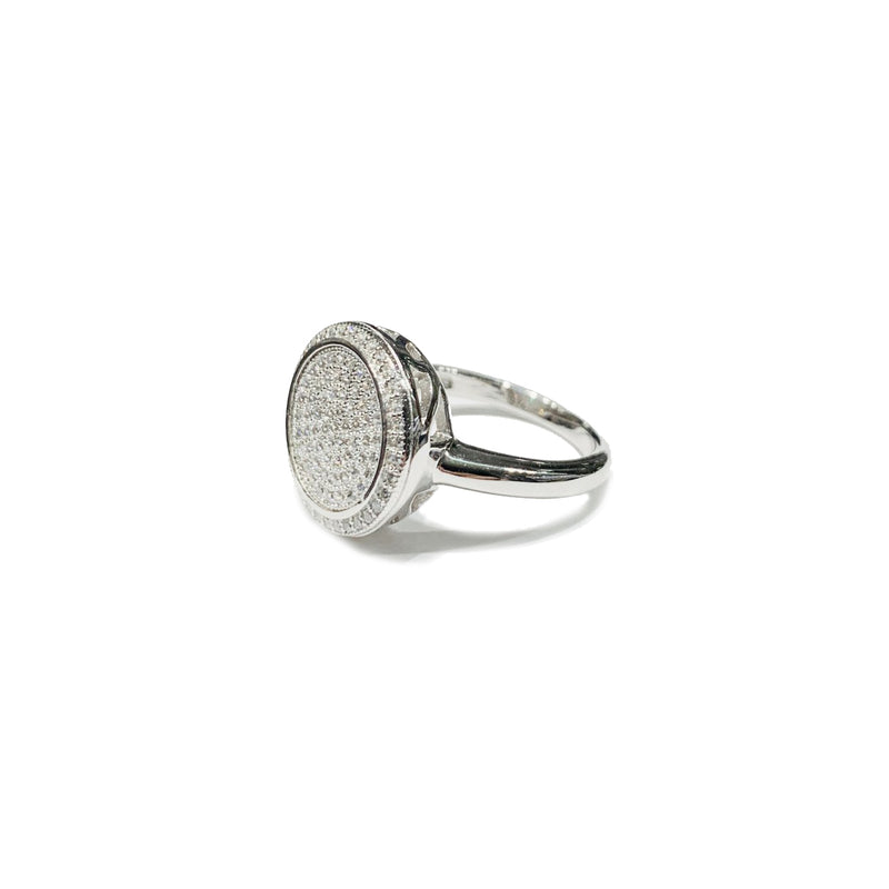 Round CZ Ring (Silver).