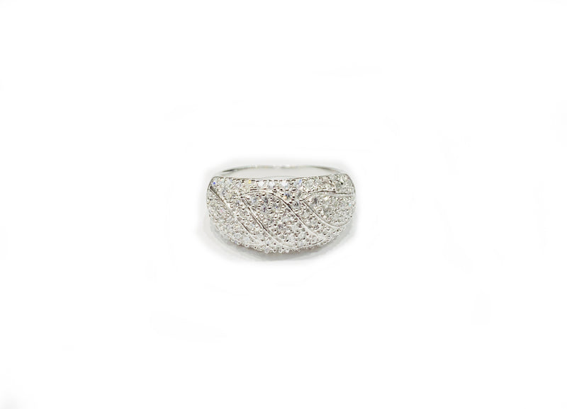 Pave CZ Ring (Silver).