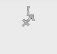 Diamond Sagittarius Zodiac Sign Pendant (14K)