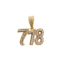 "718" Diamond Pendant (14K)