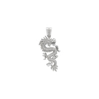 Алмазная лятаючая драконавая падвеска (18K) спераду - Popular Jewelry - Нью-Ёрк