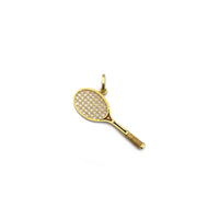 Pendentif de raquette de tennis (18K) diagonale - Popular Jewelry - New York