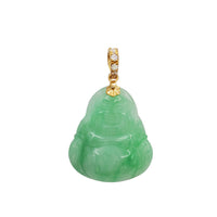 Diamond Jade Pendant (14K)