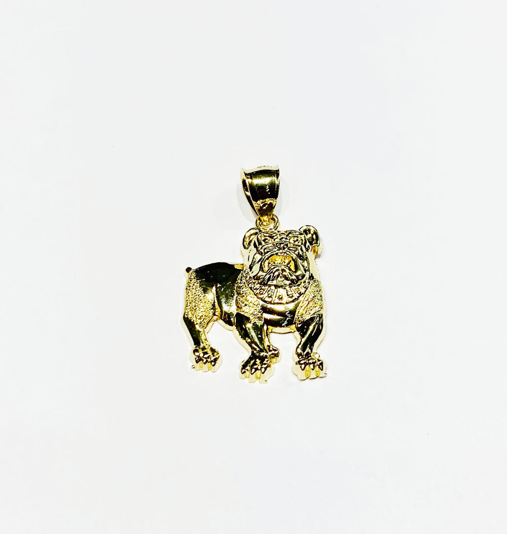 Bulldog Pendant (14K)