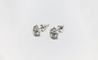 Diamond LadyBug Earrings (14K).