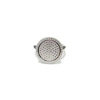 Round CZ Ring (Silver).