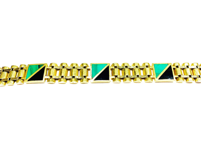 Jamaica Flag color Bracelet (14K).