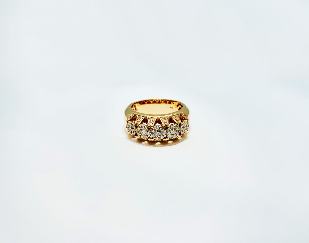 Diamond Ice Style Ring (14K)