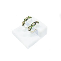 Diamond Infinity Earrings (14K).