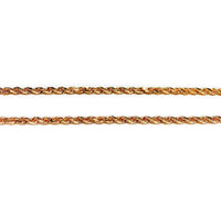 Solid Rope Rose Chain (14K)