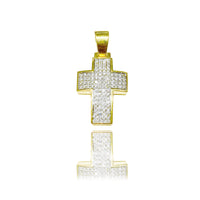 Diamond Little Cross Pendant (10K).