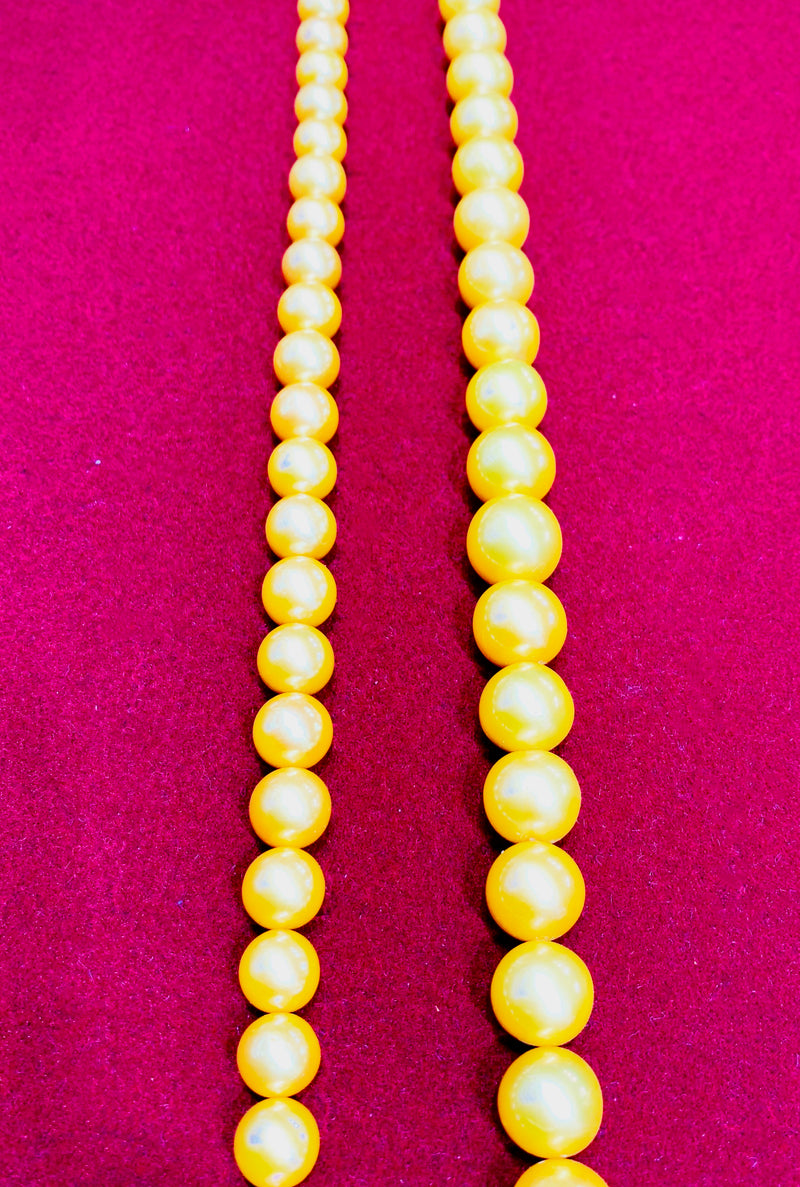Golden Southsea Pearl Necklace (Graduated)
