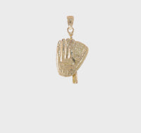 Baseball, Glove and Bat Pendant (14K) 360 - Popular Jewelry - New York