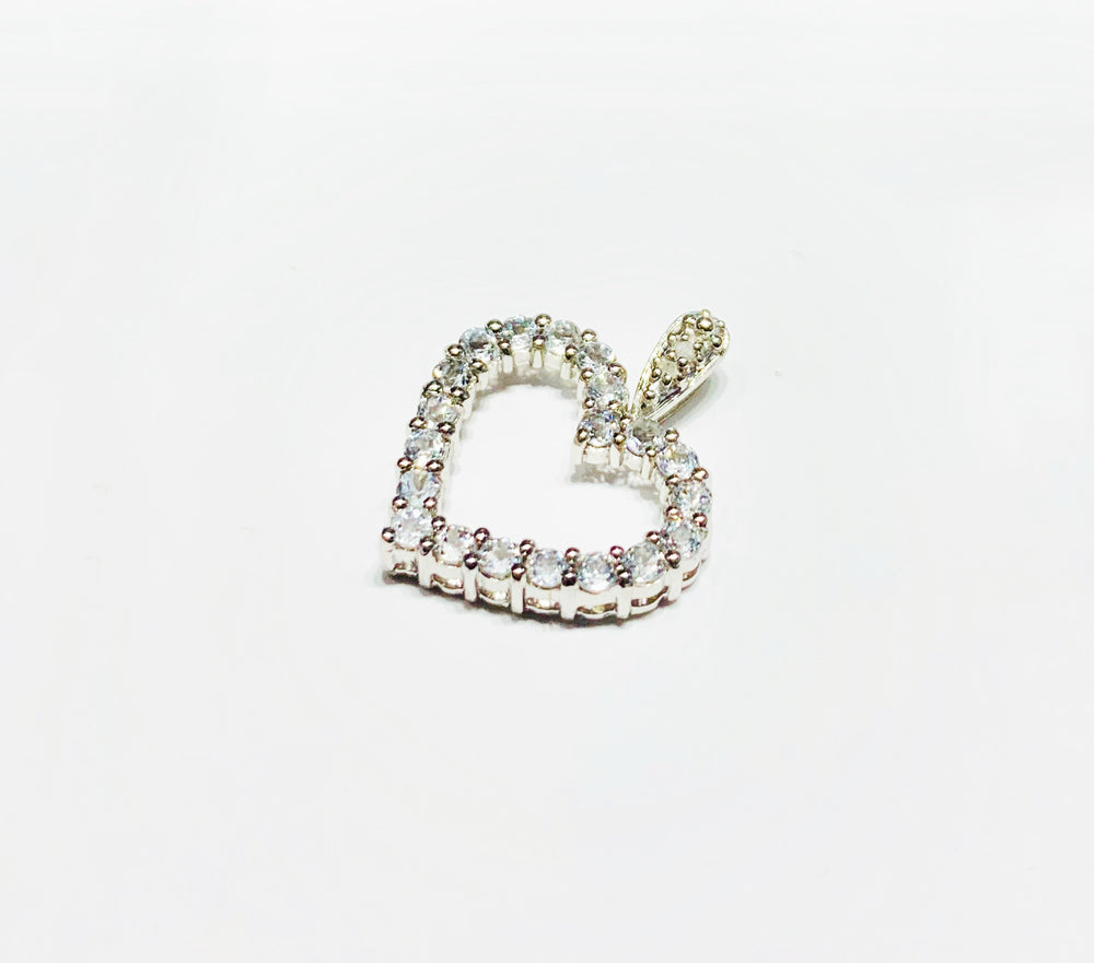 Heart CZ Pendant (10K).