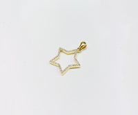 Little Diamond Star (14K) front 1 - Popular Jewelry - New York