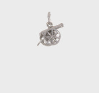 Antique Cannon Pendant (Silver) 360 - Popular Jewelry - New York
