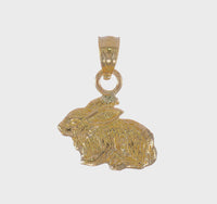 Прывабны кулон з трусам з баваўнянага хваста (14K) 360 - Popular Jewelry - Нью-Ёрк