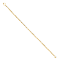 Diamond-Cut Cable Bracelet (14K).