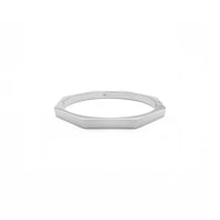 Bangle Slim Octagon (Silver) - Popular Jewelry - Nju Jork