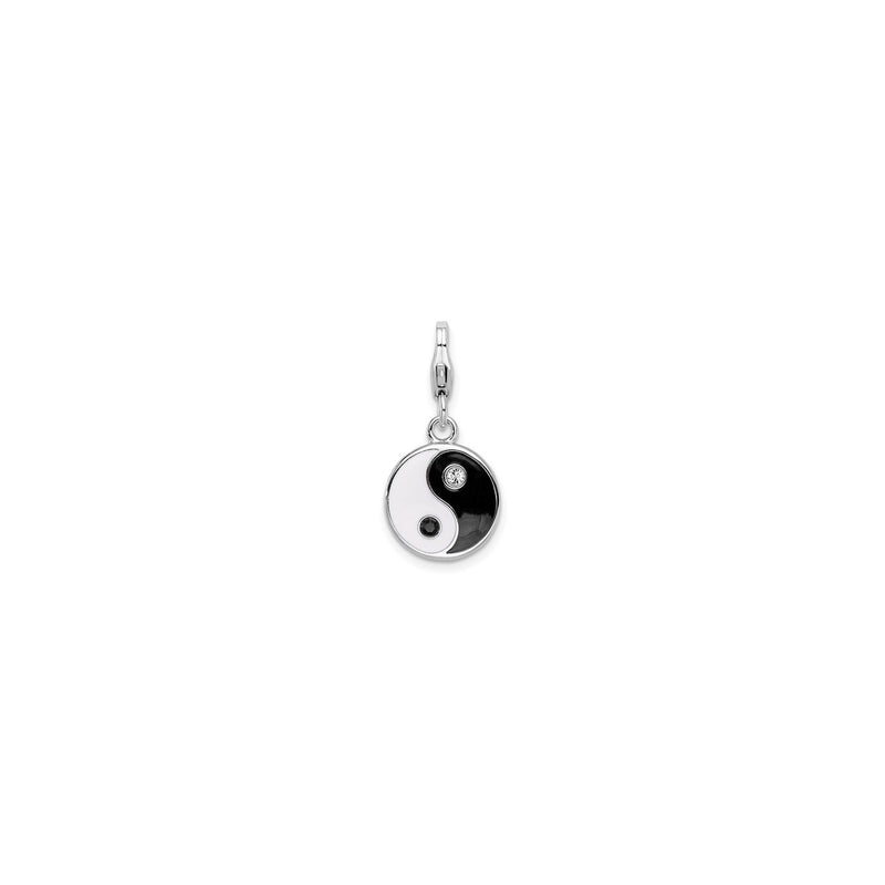 Yin Yang Charm (Silver) front - Popular Jewelry - New York