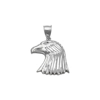 Bald Eagle Head Pendant (Silver) front - Popular Jewelry - New York