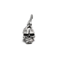 Skull of the Death Pendant (Silver) front - Popular Jewelry - New York