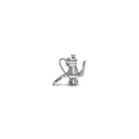 Teapot Pendant (Silver) front - Popular Jewelry - New York