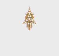 Symbol Cluster Hamsa Pendant (14K) 360 - Popular Jewelry - New York