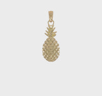 Textured Pineapple Charm