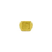 Chinese Sailing Ship 帆船 Ring (24K) front - Popular Jewelry - New York