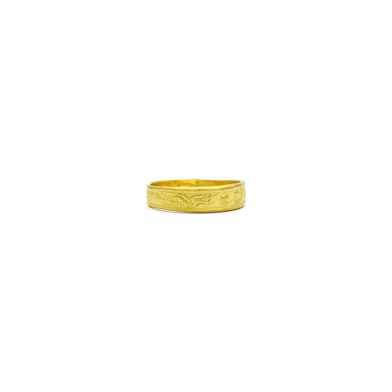 Phoenix and Dragon Ring (24K) side 2 - Popular Jewelry - New York