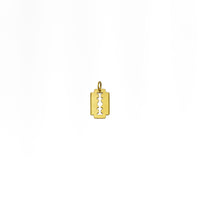 Rab chais hniav Pendant (24K) pem hauv ntej - Popular Jewelry - New York