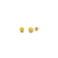 బాల్ లేజర్ కట్ స్టడ్ చెవిపోగులు చిన్న (24 కె) ముందు - Popular Jewelry - న్యూయార్క్
