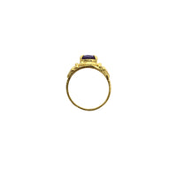 Bənövşəyi Oval və Kəpənəklər Üzüyü (24K) qəbulu - Popular Jewelry - Nyu-York